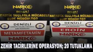 Polis tarafından yapılan operasyonlarda gözaltına alınan 23 kişiden 20’si tutuklandı