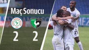 Süper Lig: Çaykur Rizespor: 2 - Yukatel Denizlispor: 2 (Maç sonucu)