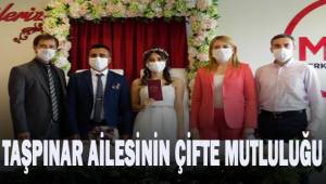 Taşpınar ailesinin çifte mutluluğu