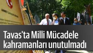 Tavas'ta Milli Mücadele kahramanları unutulmadı