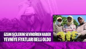 Üzüm işçilerinin yevmiye miktarı belli oldu