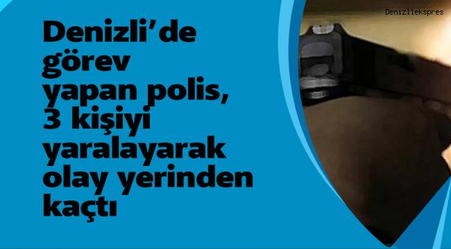 3 kişiyi yaralayarak olay yerinden kaçtı