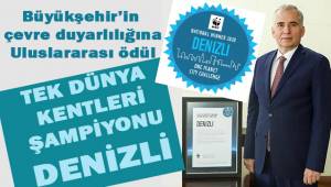 Büyükşehir'in çevre duyarlılığına uluslararası ödül