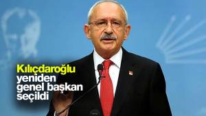 CHP’de Genel Başkanlığa yeniden Kemal Kılıçdaroğlu seçildi
