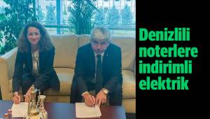 Denizlili noterlere indirimli elektrik