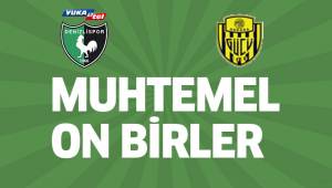 Denizlispor - Ankaragücü maçının muhtemel 11'leri