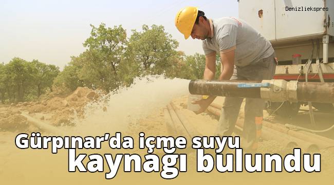 Gürpınar’da içme suyu kaynağı bulundu