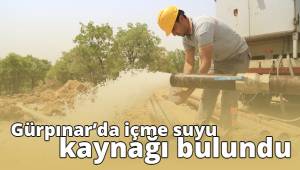 Gürpınar’da içme suyu kaynağı bulundu