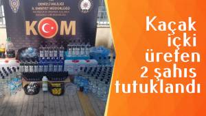 Kaçak içki üreten 2 şahıs tutuklandı