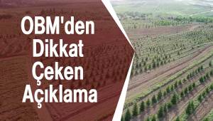 OBM'den Dikkat Çeken Açıklama