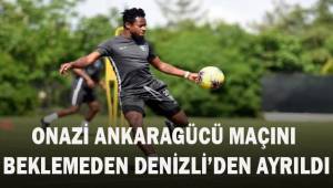 Onazi Ankaragücü Maçını beklemeden şehirden ayrıldı