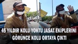 Sahtekar dilencinin oyununu JASAT ekipleri bozdu