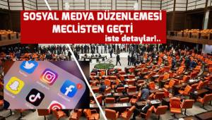 Sosyal Medya Düzenlemesi Meclis'te Kabul Edildi