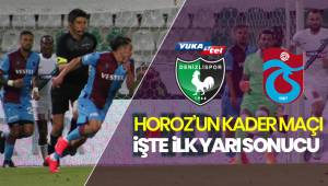 Süper Lig: Denizlispor: 0 - Trabzonspor: 1 (İlk yarı)