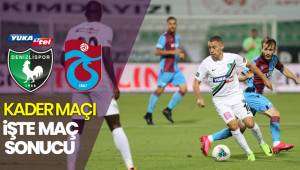 Süper Lig: Denizlispor: 2 - Trabzonspor: 1 (Maç sonucu)