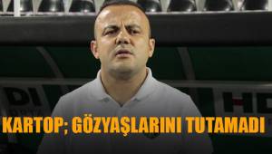 Trabzonspor galibiyeti sonrası Denizlispor'da Levent Kartop gözyaşlarını tutamadı!