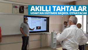 Akıllı tahtalar uzaktan eğitimde kullanılacak