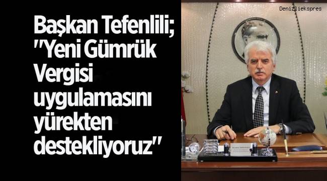 Başkan Tefenlili;