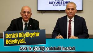 Denizli Büyükşehir Belediyesi, ASKF ile işbirliği protokolü imzaladı