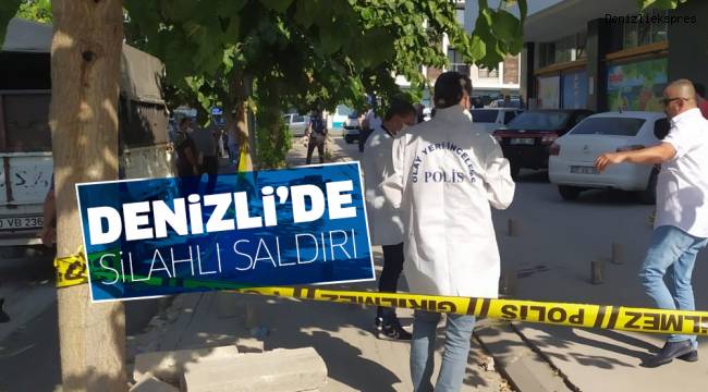 Denizli'de silahlı saldırı: 1'i polis 2 yaralı