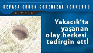 Devasa obruk görenleri korkuttu