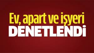 Ev, apart ve işyeri denetimlerinde 12 kişiye 57 bin 475 TL ceza