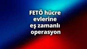 FETÖ hücre evlerine eş zamanlı operasyon