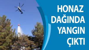 Honaz'da Yangın Çıktı