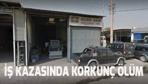 İş kazasında korkunç ölüm