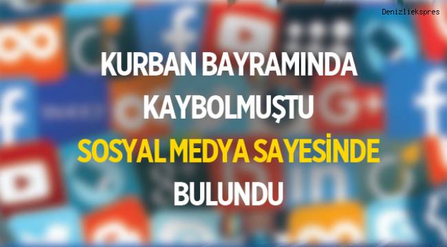 Kaybolan kurbanlık koyun, sosyal medya sayesinde bulundu