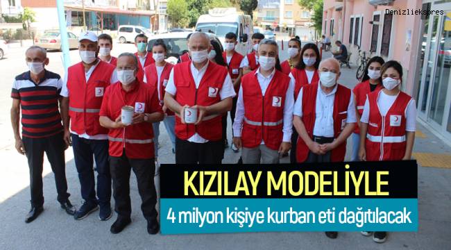 ‘Kurban’da Kızılay Modeli’ ile 4 milyon kişiye kurban eti dağıtılacak