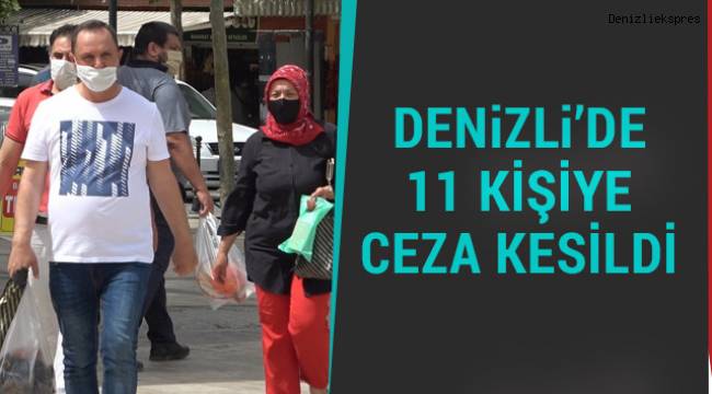 Maske Takmayan 11 Kişiye ceza kesildi