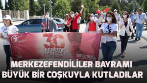 Merkezefendililer Bayramı büyük bir coşku ile kutladılar
