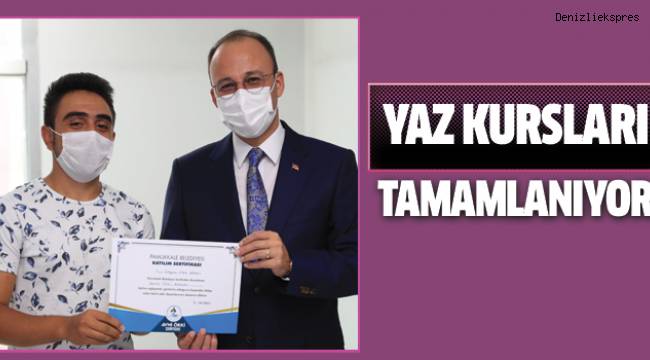 PAMUKKALE BELEDİYESİ’NİN YAZ KURSLARI TAMAMLANIYOR