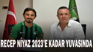 Recep Niyaz 2023'e kadar yuvasında