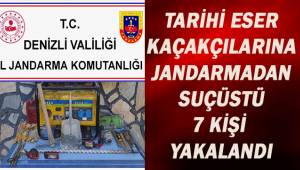 Tarihi eser kaçakçılarına Jandarmadan suçüstü