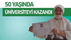 50 yaşında üniversiteyi kazandı