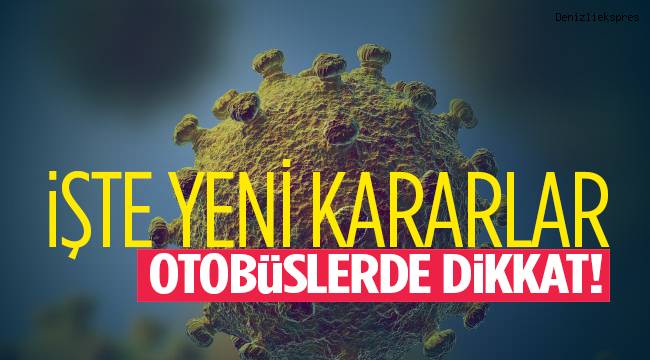 57 NOLU (COVID-19) DENİZLİ İL UMUMİ HIFZISSIHHA MECLİS KARARI