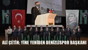 Ali Çetin yine yeniden Denizlispor Başkanı