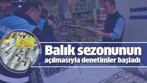 Balık sezonunun açılmasıyla denetimler başladı