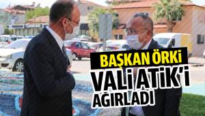 BAŞKAN ÖRKİ, VALİ ATİK’İ AĞIRLADI