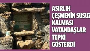 Buldan’da asırlık çeşme susuz kaldı