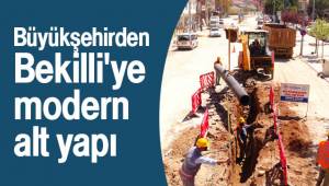Büyükşehirden Bekilli'ye modern alt yapı