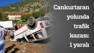 Cankurtaran yolunda trafik kazası: 1 yaralı