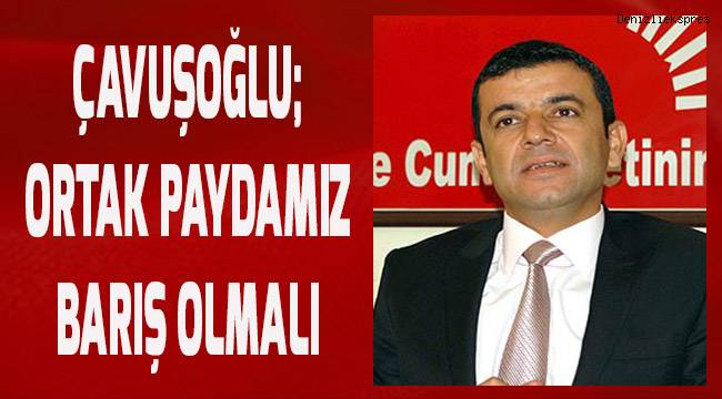 Çavuşoğlu; Ortak paydamız barış olalı