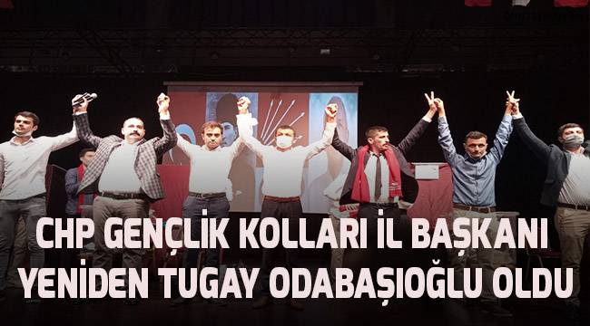 CHP Denizli Gençlik Kolları İl Başkanlığı'na yeniden Tugay Odabaşıoğlu seçildi