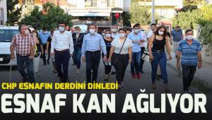 CHP Denizli Örgütleri esnafın derdini dinledi
