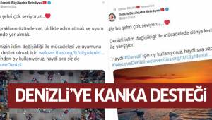 Denizli Büyükşehir Belediyesine kanka desteği