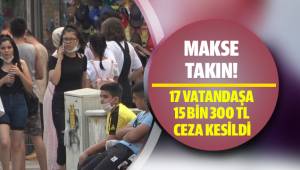 Denizli’de bir haftada maske takmayanlara 15 bin 300 TL cezai işlem uygulandı
