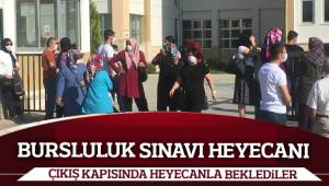 Denizli’de korona virüs tedbirleri altında bursluluk sınavı yapıldı